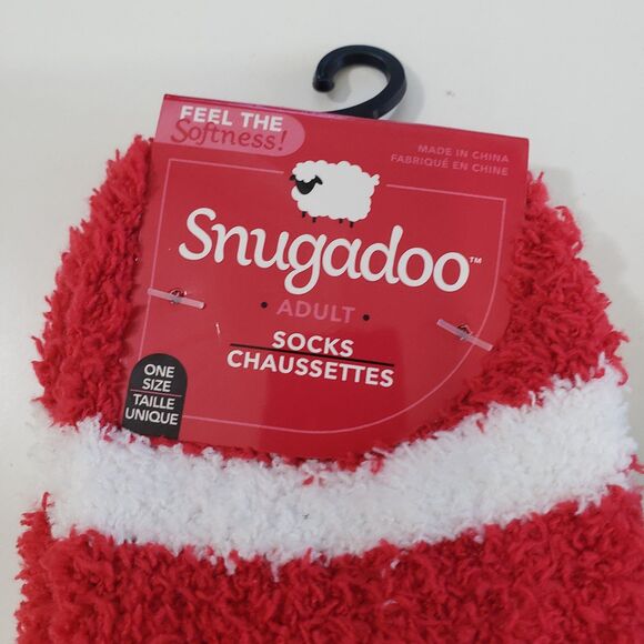 NEW Set of 2 Snugadoo Incredibly Soft Christmas Socks - Picture 4 of 7